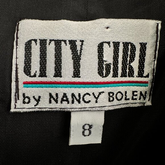 CITY GIRL by Nancy Bolen Black Velvet Embroidered Crop Jacket (8) - Goth - Picture 4 of 16